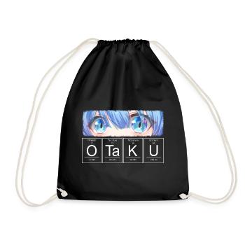 Otaku Anime Augen Chemisches Element - Turnbeutel - Schwarz - Vorne