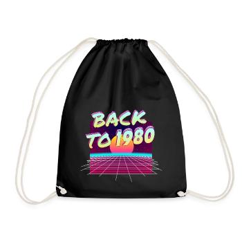 80 - Sac de sport léger - noir - Devant