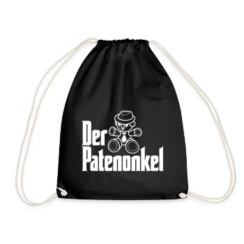 Der Patenonkel [Patenkind-Motivserie 3/3] - Turnbeutel - Schwarz - Vorne