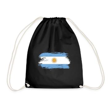 Argentine drapeau / cadeau Amérique du Sud Cordoba - Sac de sport léger - noir - Devant