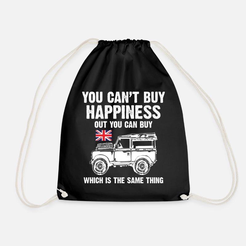 Landy Happiness - Drawstring Bag - black
