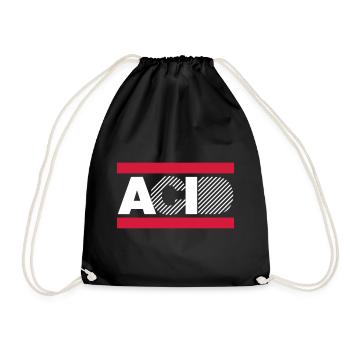 ACID - Turnbeutel - Schwarz - Vorne
