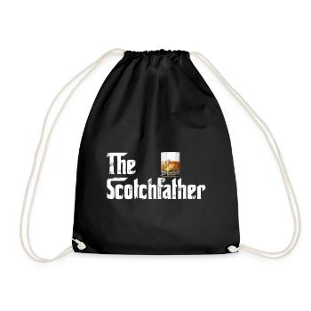 The Scotchfather - Les amateurs de scotch - Cadeau - Sac de sport léger - noir - Devant