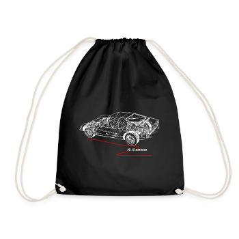 Melkus RS 1000 - DDR Rennsport - Turnbeutel - Schwarz - Vorne