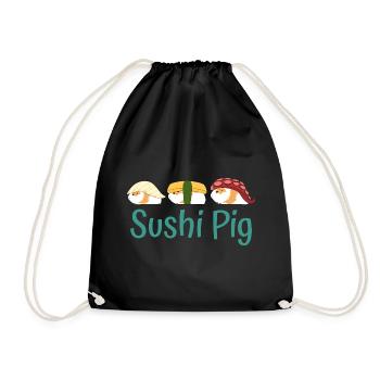 Sushi Cobaye - Sac de sport léger - noir - Devant