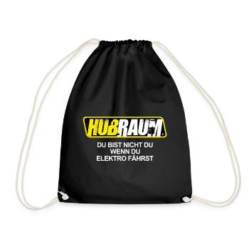HUBRAUM - DU BIST NICHT DU..... - Turnbeutel - Schwarz - Vorne