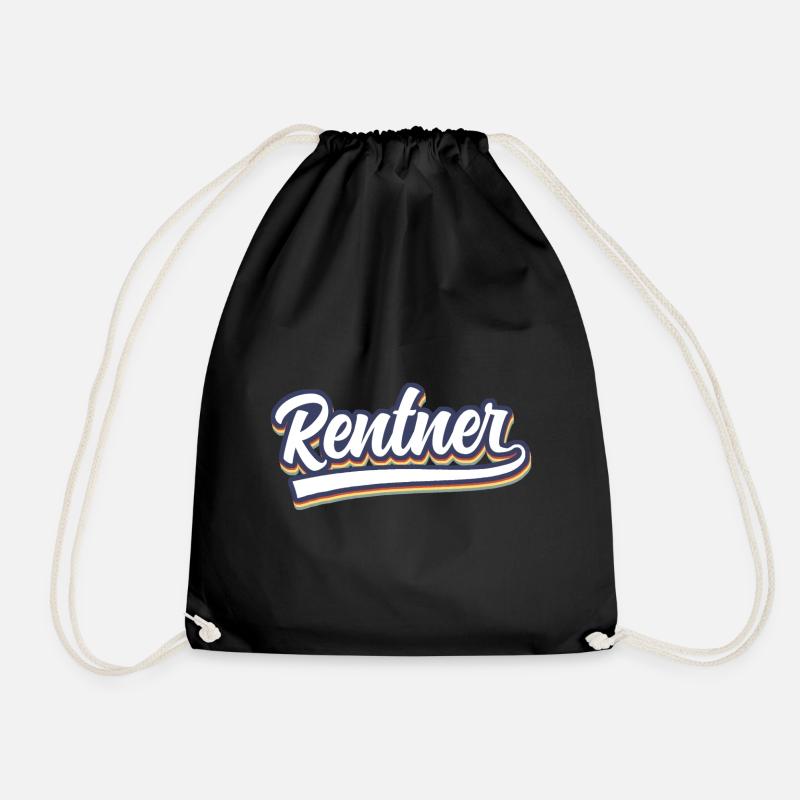 Rentner Rente - Turnbeutel - Schwarz