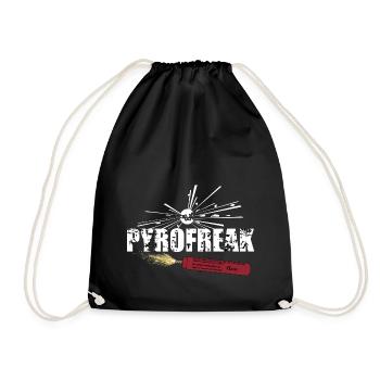 Pyro Freak - Turnbeutel - Schwarz - Vorne