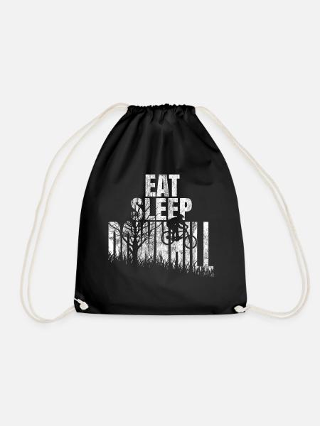 Downhill Geschenk Downhiller shirt - Turnbeutel - Schwarz
