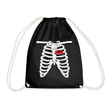 Motorcycle Motorcyclist Motorcyclist Gift - Drawstring Bag - black - Front