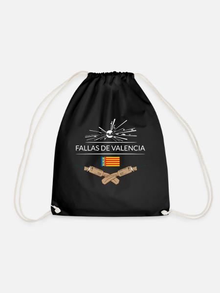 Pyro fireworks Fallas de Valencia Truenos - Drawstring Bag - black