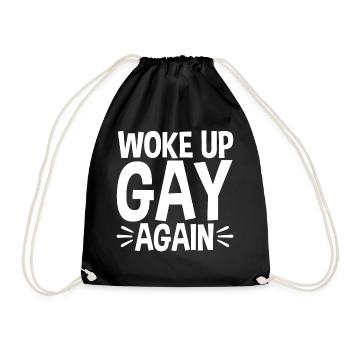 Drôle gay Pride Lesbian Pride Ok To Be Gay - Sac de sport léger - noir - Devant