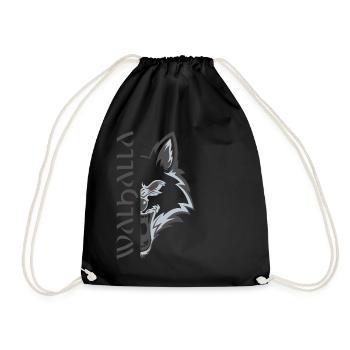Valhalla Viking Vikings Bjoern Iron Side - Drawstring Bag - black - Front