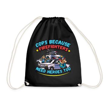 Law Enforcement Design for a Police Officer - Drawstring Bag - black - Front
