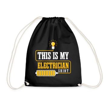 Electricien Circuits de tension Artisan Electro - Sac de sport léger - noir - Devant