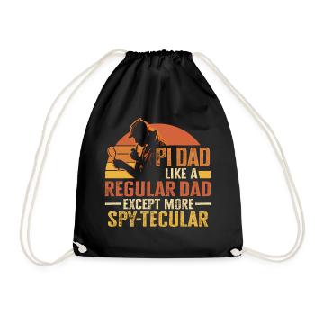 Espion détective privé enquêteur Détective Cadeau - Sac de sport léger - noir - Devant