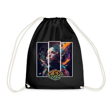 Infects SCI-FI woman BEES CREW - Drawstring Bag - black - Front