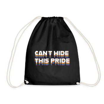 Impossible de cacher cette fierté - Sac de sport léger - noir - Devant