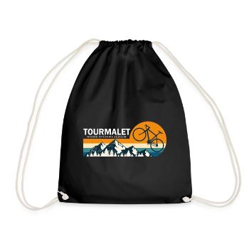 Vélo Tourmalet ascension tourmalet velo cycliste - Sac de sport léger - noir - Devant