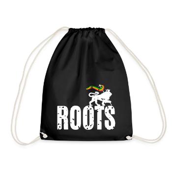 Roots Reggae - Turnbeutel - Schwarz - Vorne