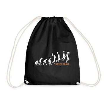 basket ball basketball joueur de basket evolution - Sac de sport léger - noir - Devant