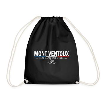 Vélo velo Mont Ventoux cycliste col ventoux - Sac de sport léger - noir - Devant