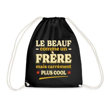 Le Beauf Frère Plus Cool Idée Pour Beau-Frère - Sac de sport léger - noir - Devant