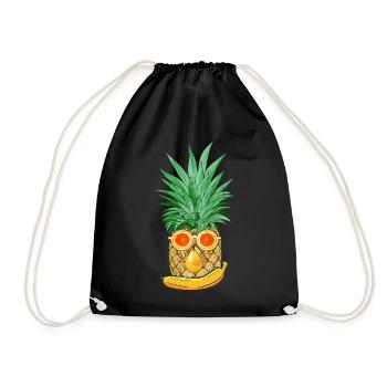 Summer Fruits - Drawstring Bag - black - Front