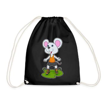 Patinage en ligne Souris Patins en ligne - Sac de sport léger - noir - Devant