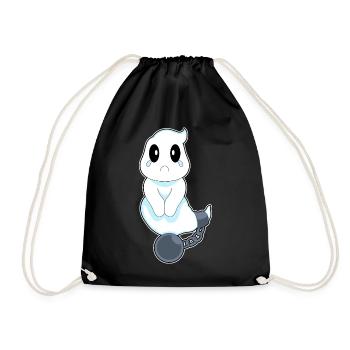 Prisonnier fantôme d’Halloween - Sac de sport léger - noir - Devant