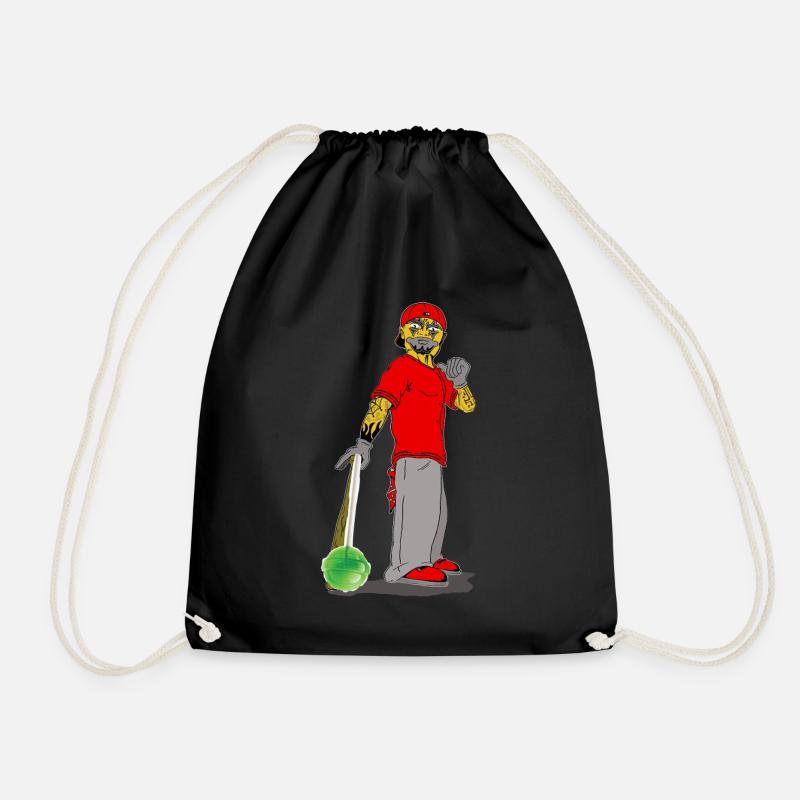 Clown with Sweets - Turnbeutel - Schwarz