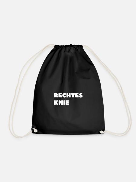 HÜFTE/KNIE REHA - Turnbeutel - Schwarz