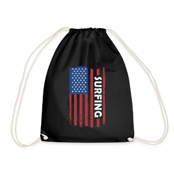 Sport Us Flag Surf - Sac de sport léger - noir - Devant