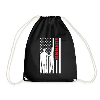 Sport Us Flag Surf - Sac de sport léger - noir - Devant