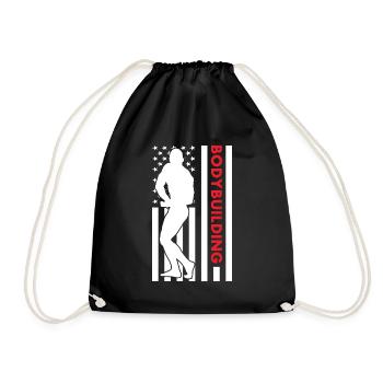 Sport Us Drapeau Musculation - Sac de sport léger - noir - Devant