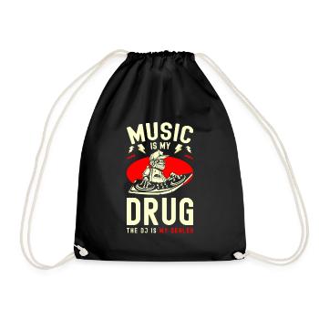Casque de musique Love Bass - Sac de sport léger - noir - Devant