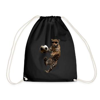 Jaguar - Drawstring Bag - black - Front