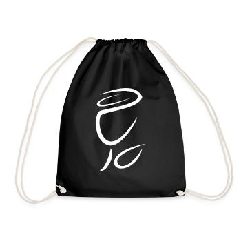 Tulipe - Sac de sport léger - noir - Devant
