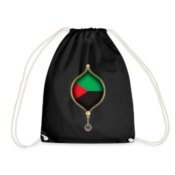 MARTINIQUE | DRAPEAU | SYNTHÉTIQUES URBAINS - Sac de sport léger - noir - Devant