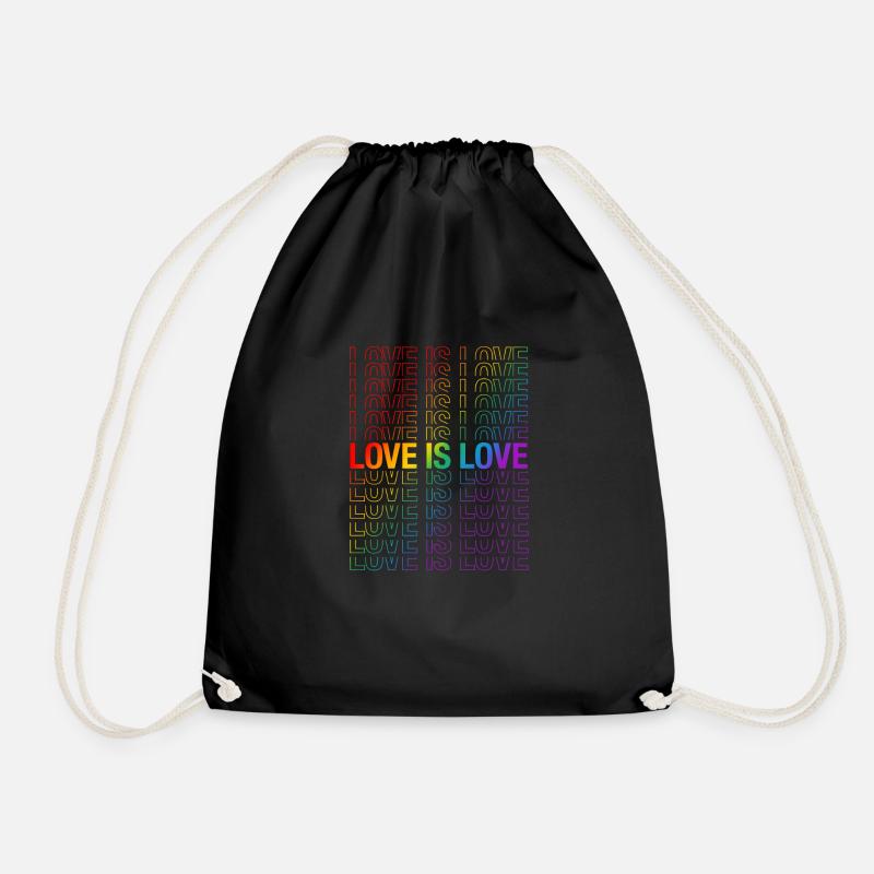 L'amour c'est l'amour - Sac de sport léger - noir