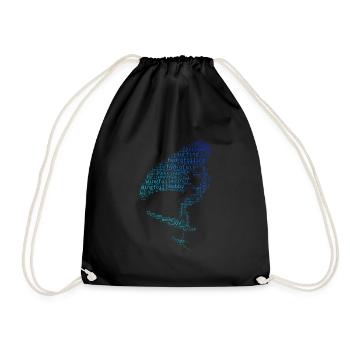 wingsurfen wingsurf femmes homme wingfoil - Sac de sport léger - noir - Devant
