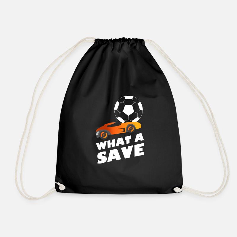 Soccer Car What A Save - Turnbeutel - Schwarz
