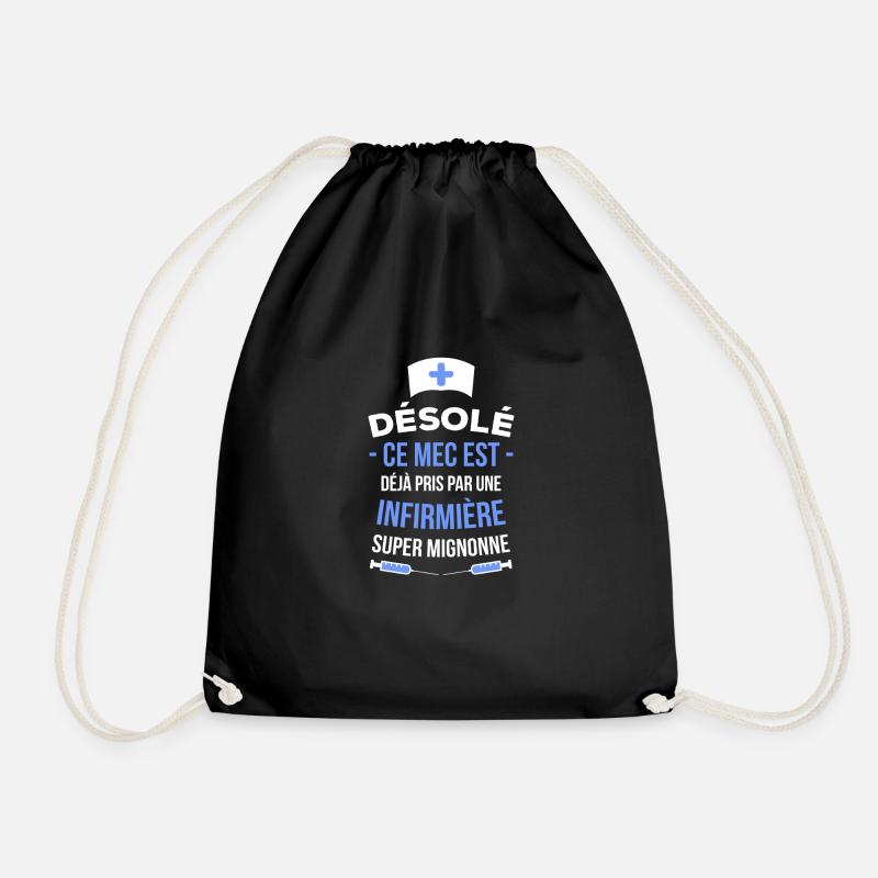 Infirmière : déjà pris ! - Sac de sport léger - noir