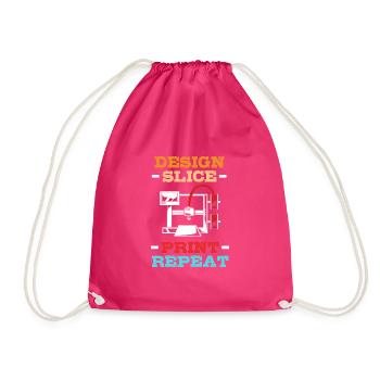 3D Druck - Turnbeutel - Fuchsia - Vorne