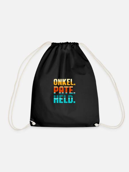 Onkel Pate Held - Turnbeutel - Schwarz