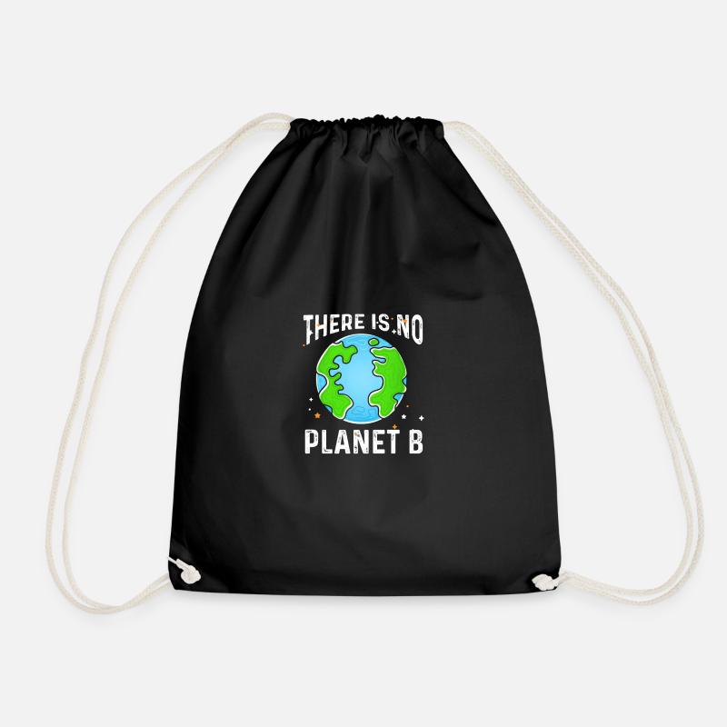 No Planet B - Turnbeutel - Schwarz
