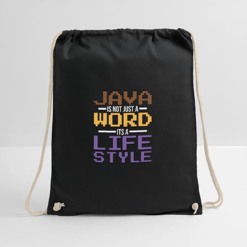 Java Developer Drawstring Bag