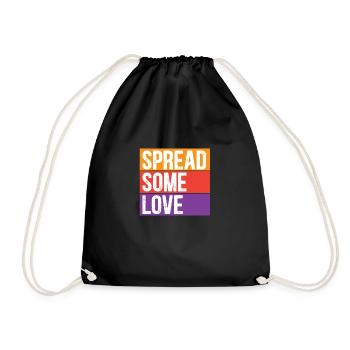 Spread some Love - Drawstring Bag - black - Front