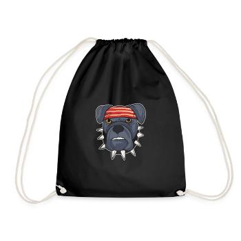 Cool Bulldog Stylist Cadeau - Sac de sport léger - noir - Devant