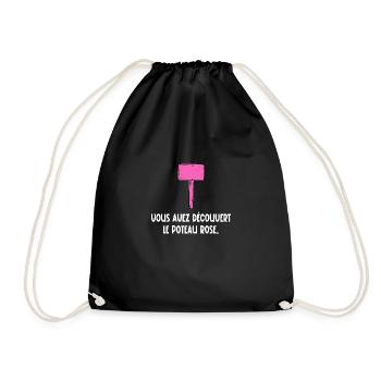 vous avez découvert le poteau rose - Sac de sport léger - noir - Devant